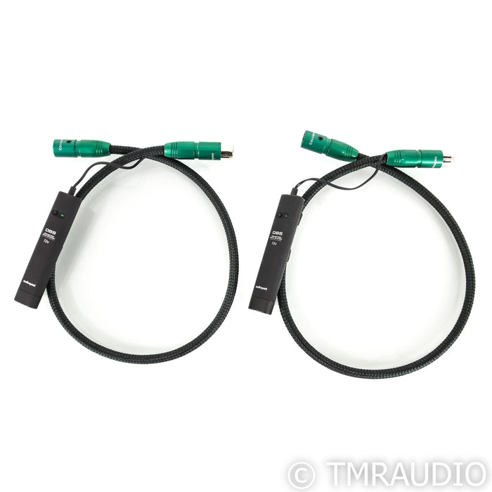 AudioQuest Columbia XLR Cables; 0.75m Pair Balanced Interconnects; 72v DBS