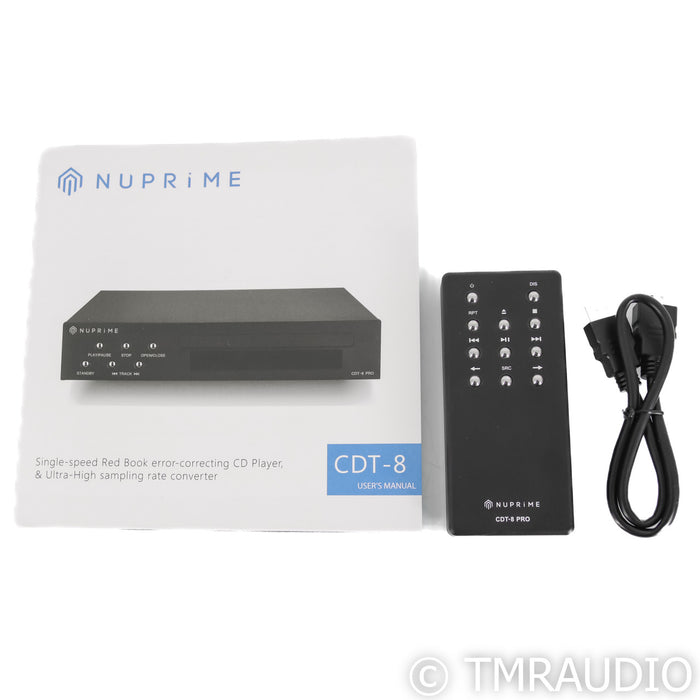 NUPRiME CDT-8 Pro CD Transport; CDT8; Black