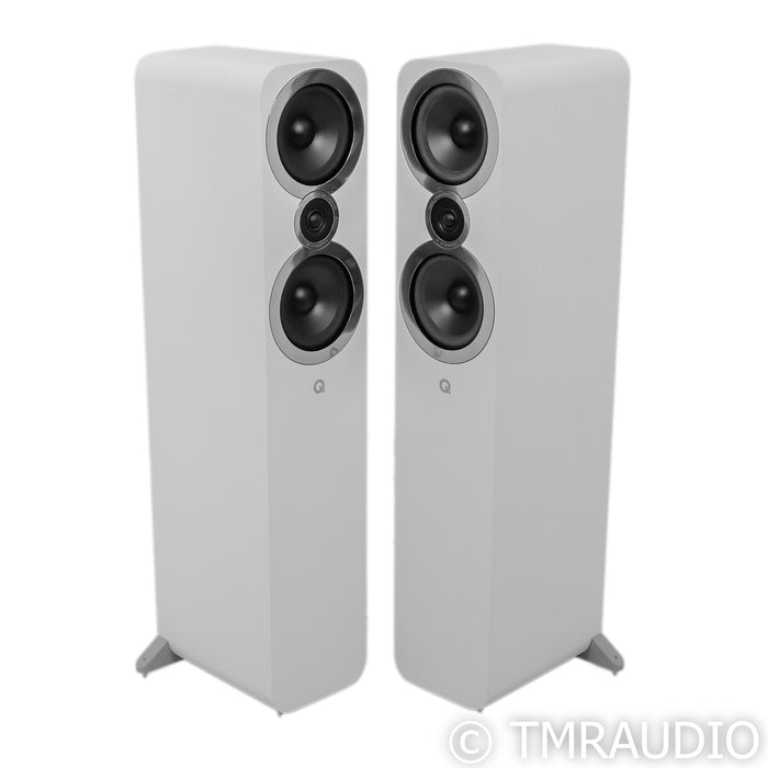Q Acoustics 3050i Floorstanding Speakers; Arctic White Pair