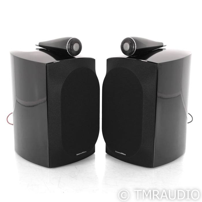 B&W 805 D3 Bookshelf Speakers; Piano Black Pair