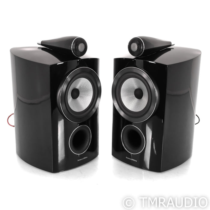 B&W 805 D3 Bookshelf Speakers; Piano Black Pair