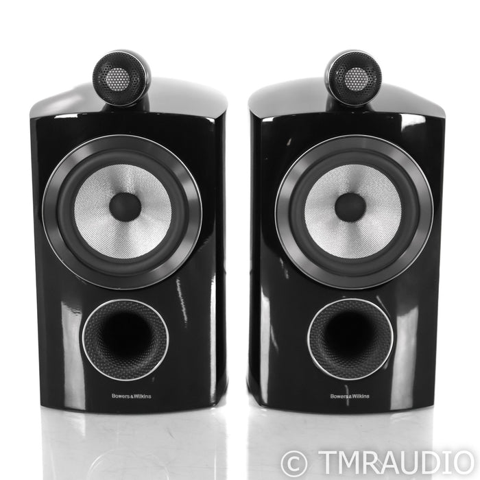 B&W 805 D3 Bookshelf Speakers; Piano Black Pair