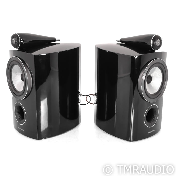 B&W 805 D3 Bookshelf Speakers; Piano Black Pair