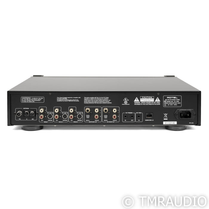 Rotel RT-1082 AM/FM HD Radio Tuner; Sirius; Silver