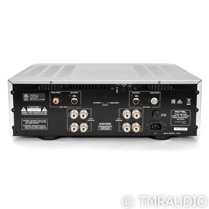 Rotel RB-1582MkII Stereo Power Amplifier; Silver