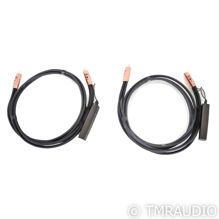 AudioQuest ThunderBird XLR Cables; 1.5m Pair Balanced Interconnects; Dual-72v DBS