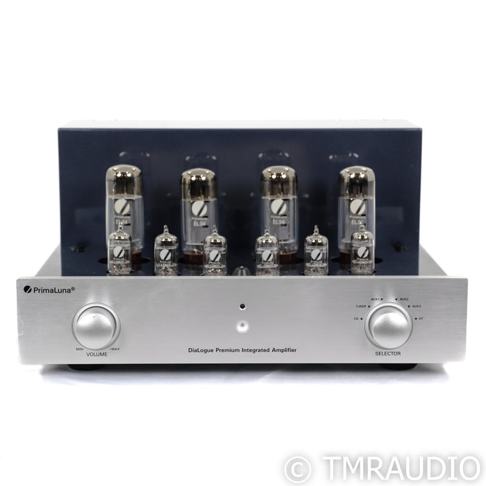 PrimaLuna Dialogue Premium Stereo Tube Integrated Amplifier; Silver