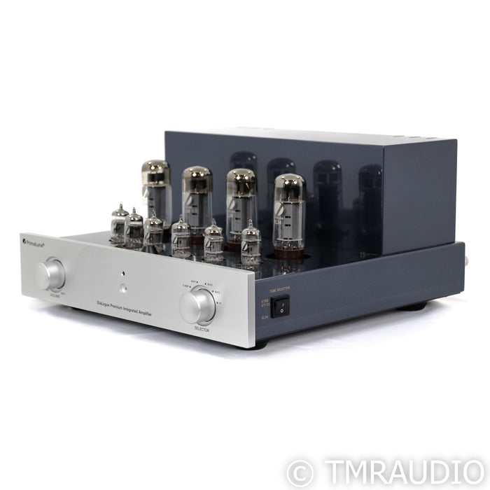 PrimaLuna Dialogue Premium Stereo Tube Integrated Amplifier; Silver