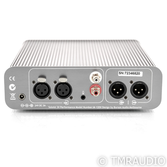 Burson Soloist 3X Performance Headphone Amplifier; Remote; Silver