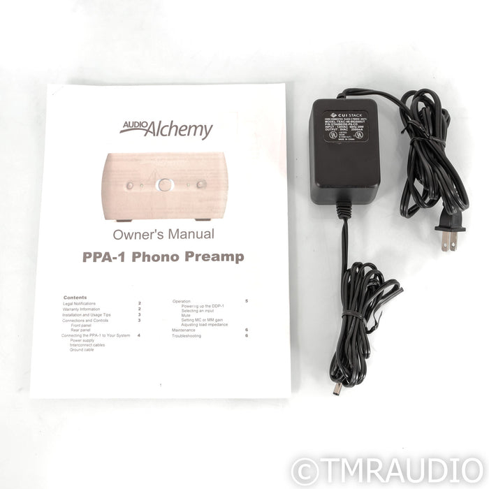 Audio Alchemy PPA-1 Phono Preamplifier; Silver