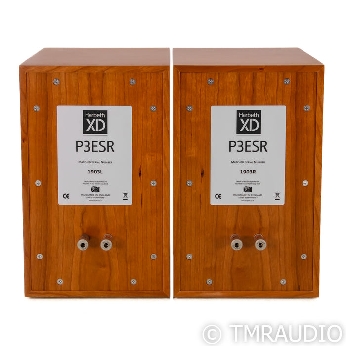 Harbeth P3ESR XD Bookshelf Speakers; Cherry Pair