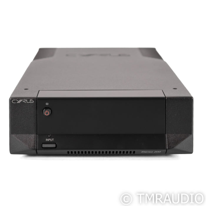 Cyrus Stereo 200 Stereo Power Amplifier; Black (Open Box)