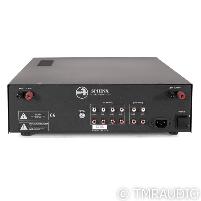 Rogue Audio Sphinx V2 Stereo Tube Hybrid Integrated Amplifier; Silver; MM Phono