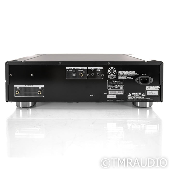 Denon DCD-1600NE SACD Player; DCD1600NE; Black