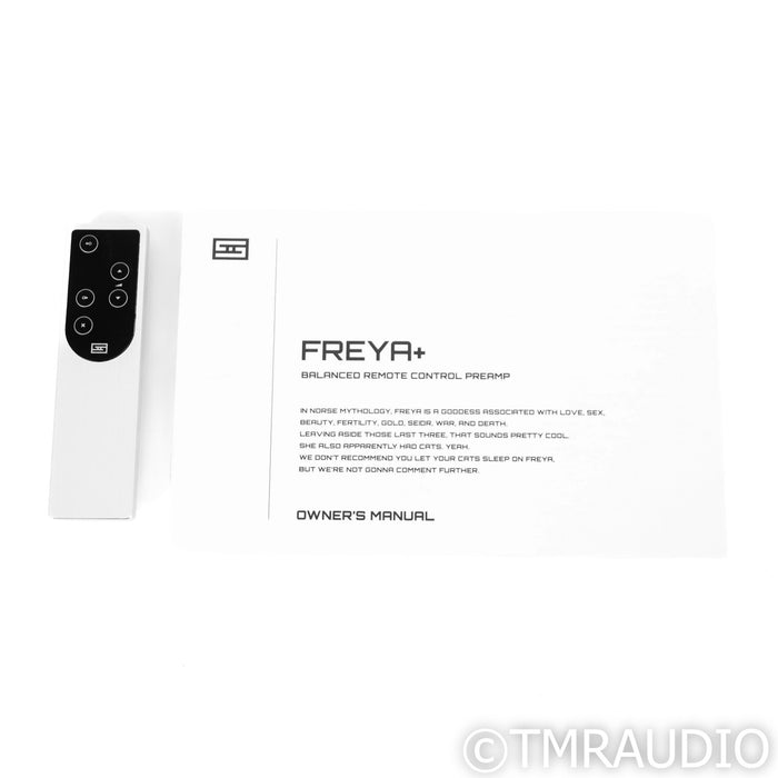 Schiit Freya+ Stereo Tube Hybrid Preamplifier; Silver; Remote