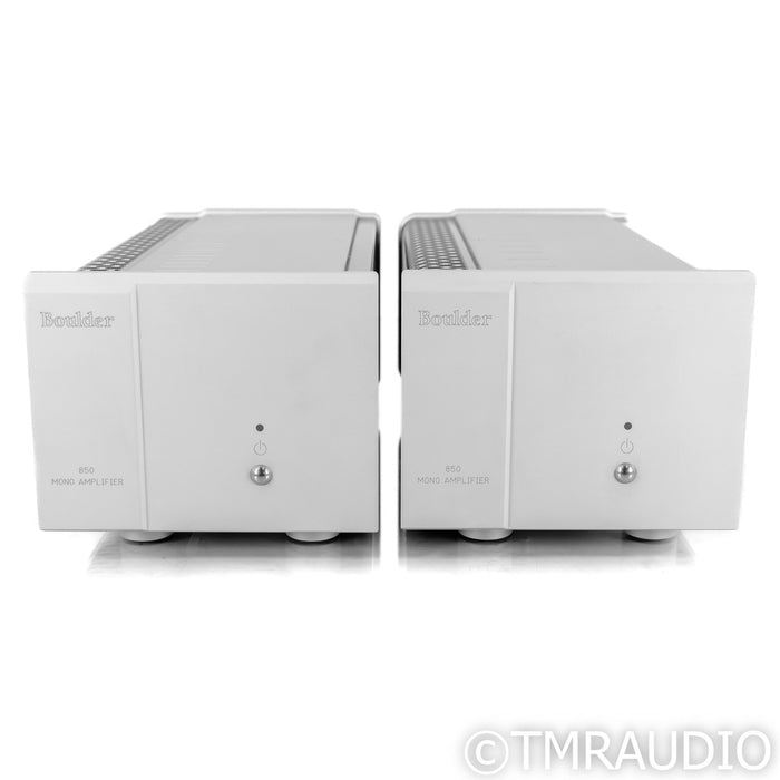 Boulder 850 Balanced Mono Power Amplifiers; Silver Pair