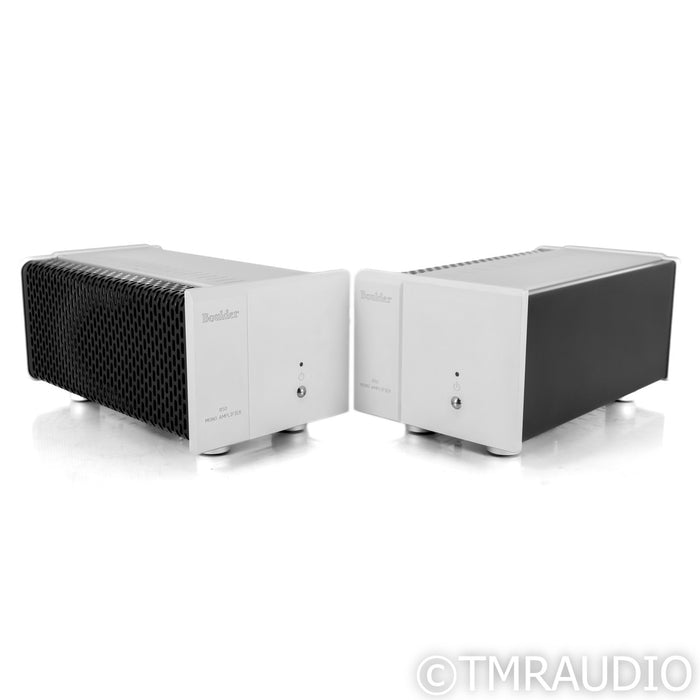Boulder 850 Balanced Mono Power Amplifiers; Silver Pair