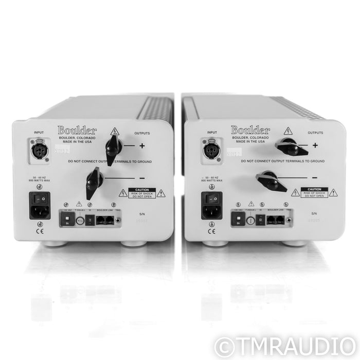 Boulder 850 Balanced Mono Power Amplifiers; Silver Pair