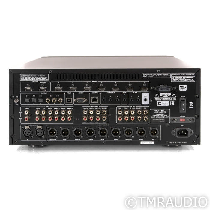 Rotel RSP-1582 7.2 Channel Home Theater Processor; Black; RSP1582