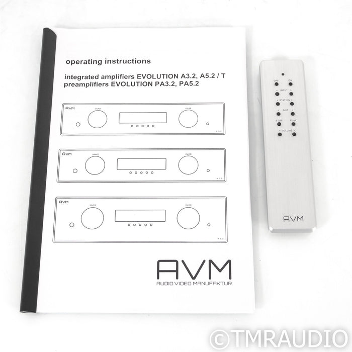 AVM Audio Evolution A3.2 Stereo Integrated Amplifier; A-3.2; Silver
