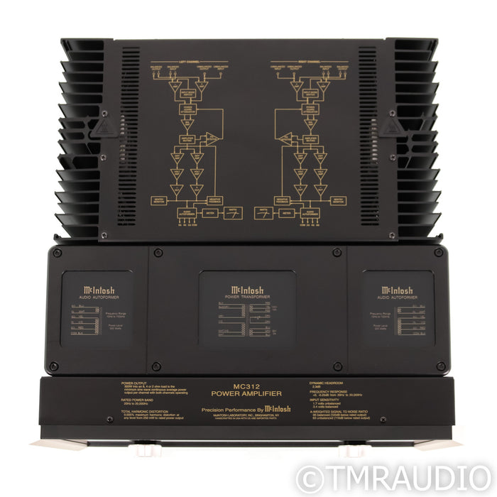 McIntosh MC312 Stereo Power Amplifier; MC-312