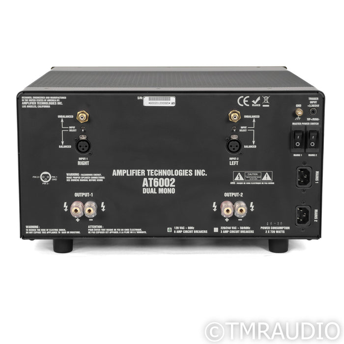 ATI Technologies AT6002 Signature Dual-Mono Power Amplifier