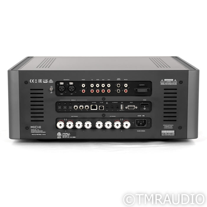 Michi X5 Stereo Integrated Amplifier; MM / MC Phono; Black