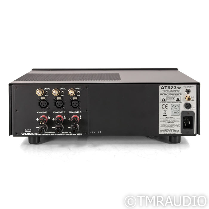 Amplifier Technologies Inc. AT523NC 3 Channel Power Amplifier; Class D; Black