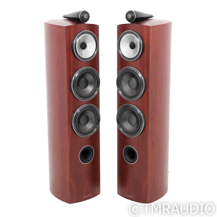 B&W 804 D3 Floorstanding Speakers; Rosenut Pair