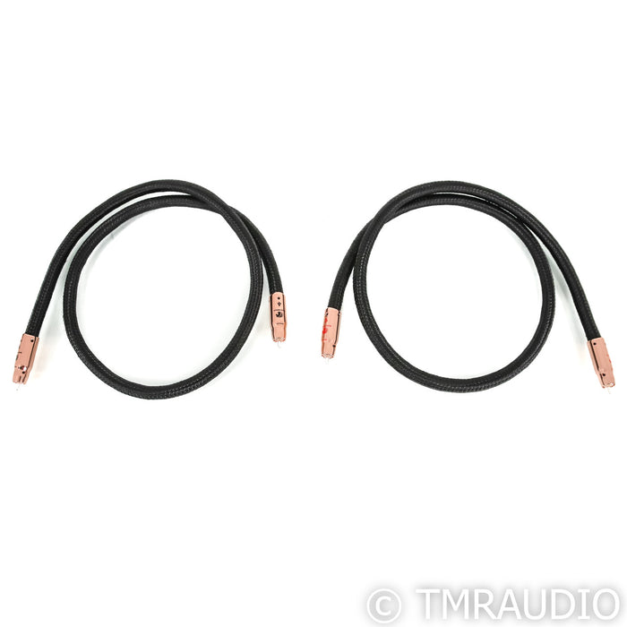 AudioQuest Black Beauty RCA Cables; 1m Pair Interconnects (Open Box)