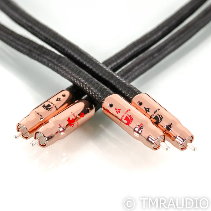 AudioQuest Black Beauty RCA Cables; 1m Pair Interconnects (Open Box)