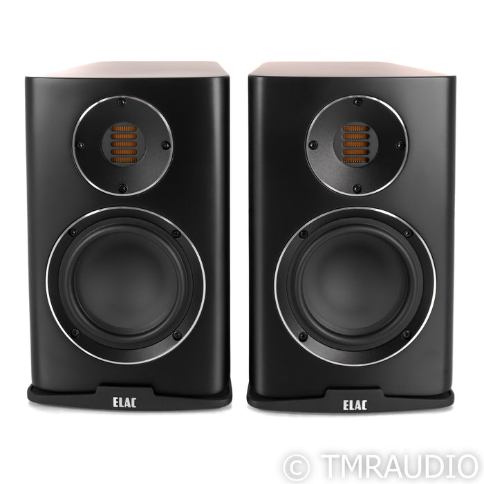ELAC Carina Bookshelf Speakers; Black Pair (Open Box)