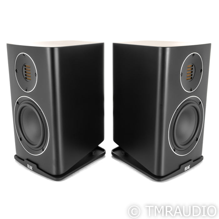 ELAC Carina Bookshelf Speakers; Black Pair (Open Box)