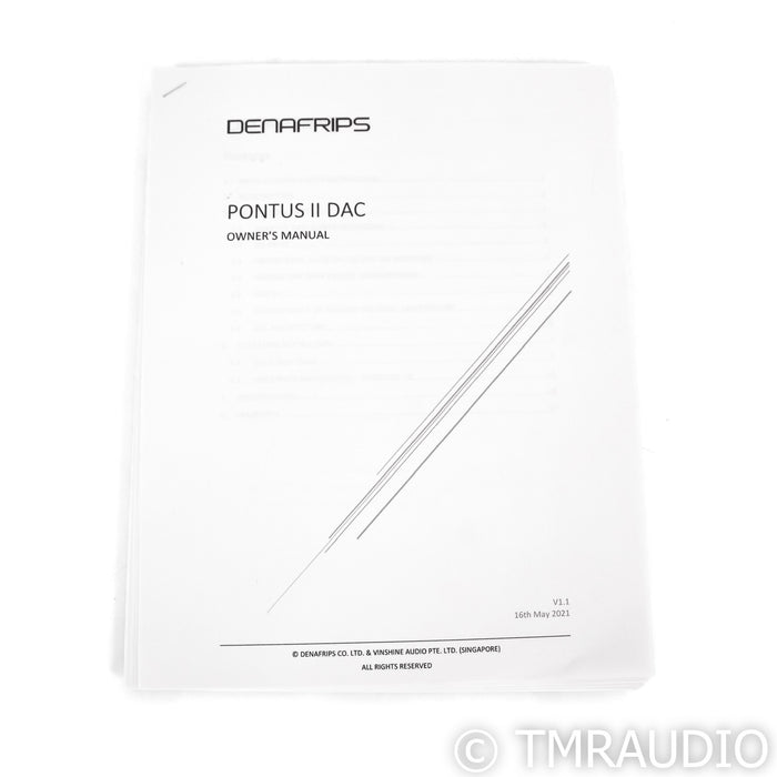 Denafrips Pontus II DAC; D/A Converter; Silver