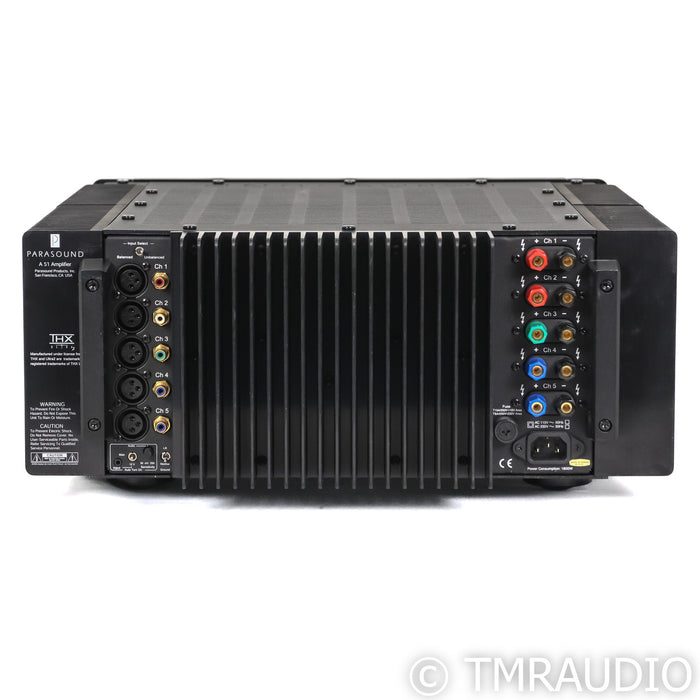 Parasound Halo A51 5 Channel Power Amplifier; Black; A-51