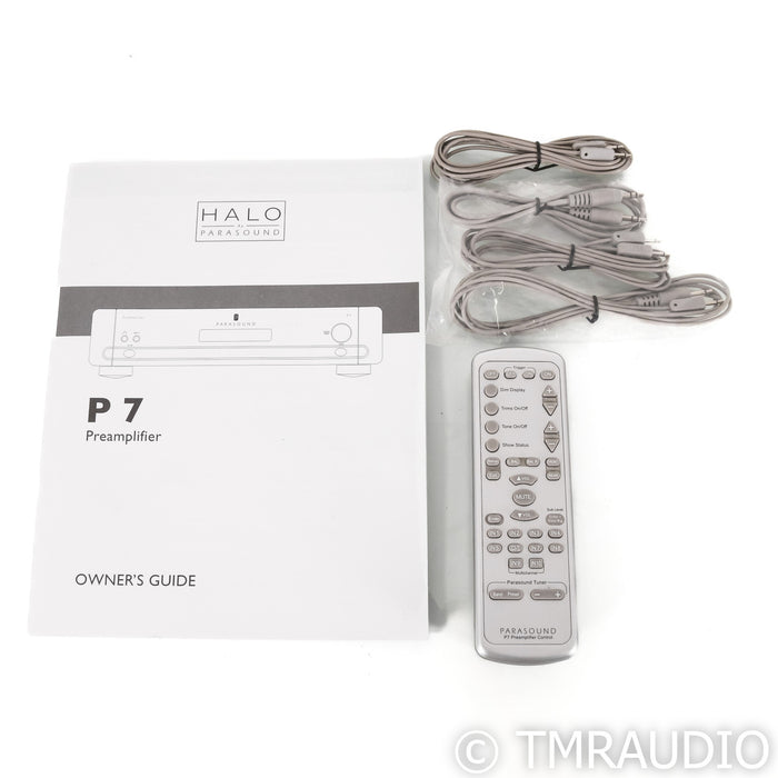 Parasound Halo P7 7.1 Channel Preamplifier; MM / MC Phono; Black