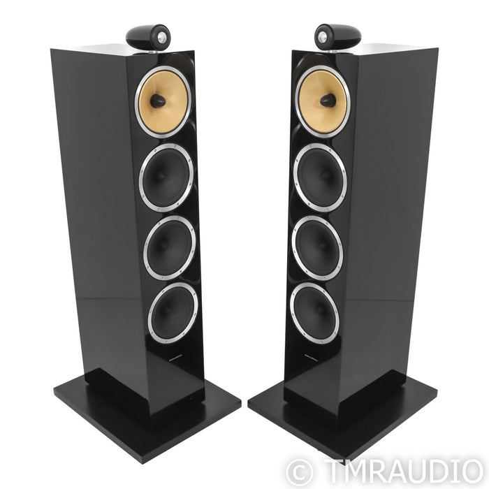 B&W CM10 Floorstanding Speakers; Black Pair