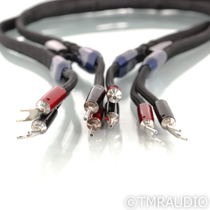AudioQuest ThunderBird BASS Speaker Cables; 8ft Pair; 72v DBS