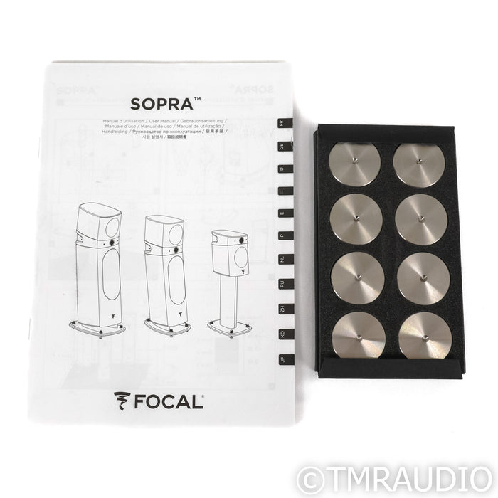 Focal Sopra No. 2 Floorstanding Speakers; High Gloss Black Pair