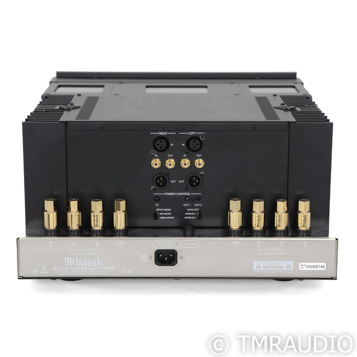 McIntosh MC312 Stereo Power Amplifier; Black