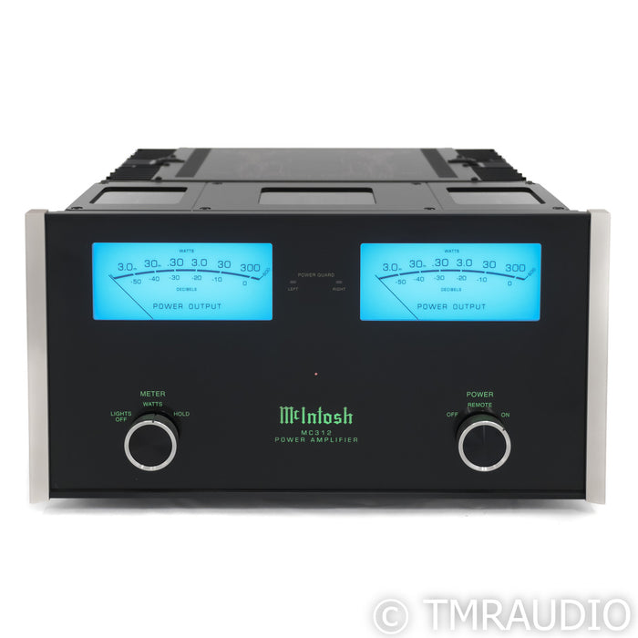 McIntosh MC312 Stereo Power Amplifier; Black