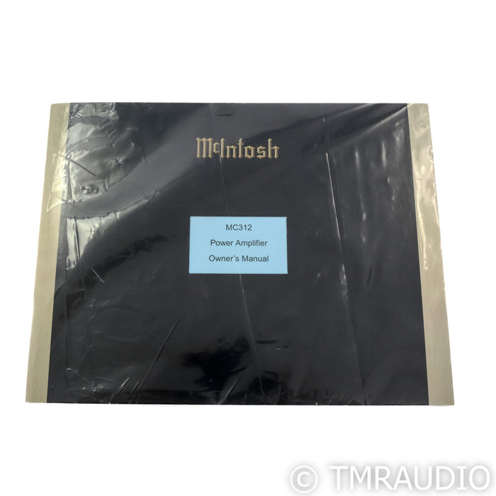 McIntosh MC312 Stereo Power Amplifier; Black