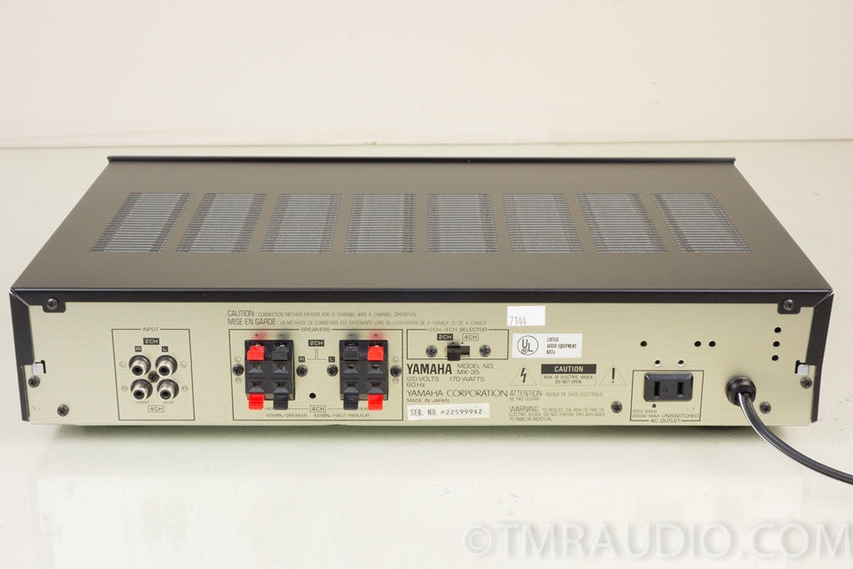 YAMAHA 2ch/4ch パワーアンプ MX-35 Yamaha MX-35 Natural Sound 2 / 4 channel Stereo Power Amplifier
