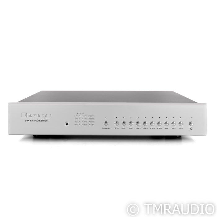 Bryston BDA-3 DAC; D/A Converter; Silver; 17" Faceplate