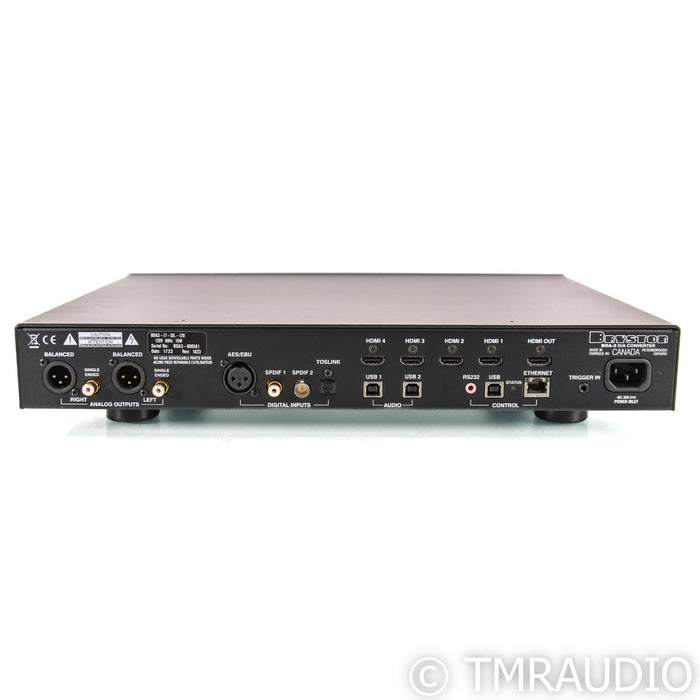 Bryston BDA-3 DAC; D/A Converter; Silver; 17" Faceplate