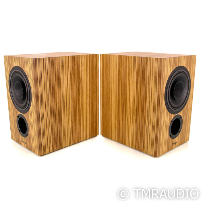 Omega Speaker Systems The Seven Monitor Bookshelf Speakers; Zebrawood Pair
