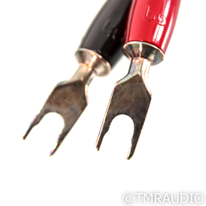 AudioQuest Robin Hood ZERO Bi-Wire Combo Speaker Cables; 8ft Pair; ZERO + BASS; 72v DBS