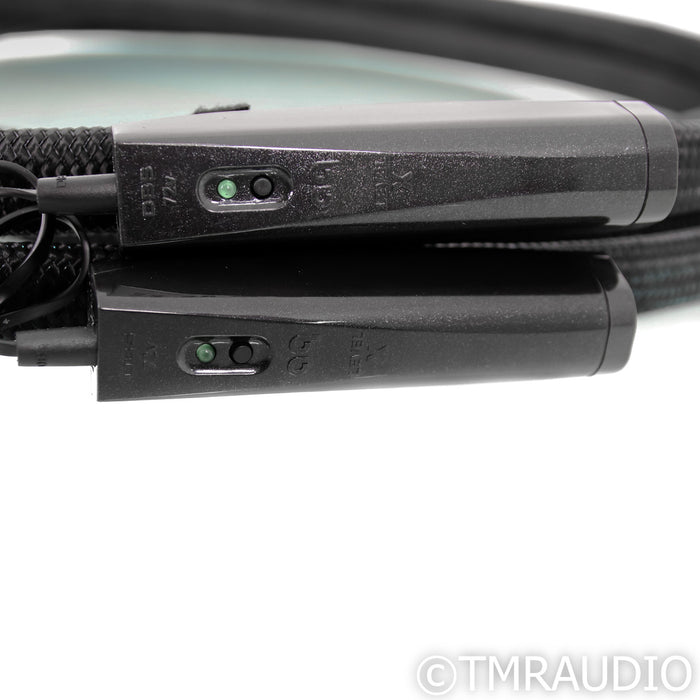 AudioQuest Robin Hood ZERO Bi-Wire Combo Speaker Cables; 8ft Pair; ZERO + BASS; 72v DBS