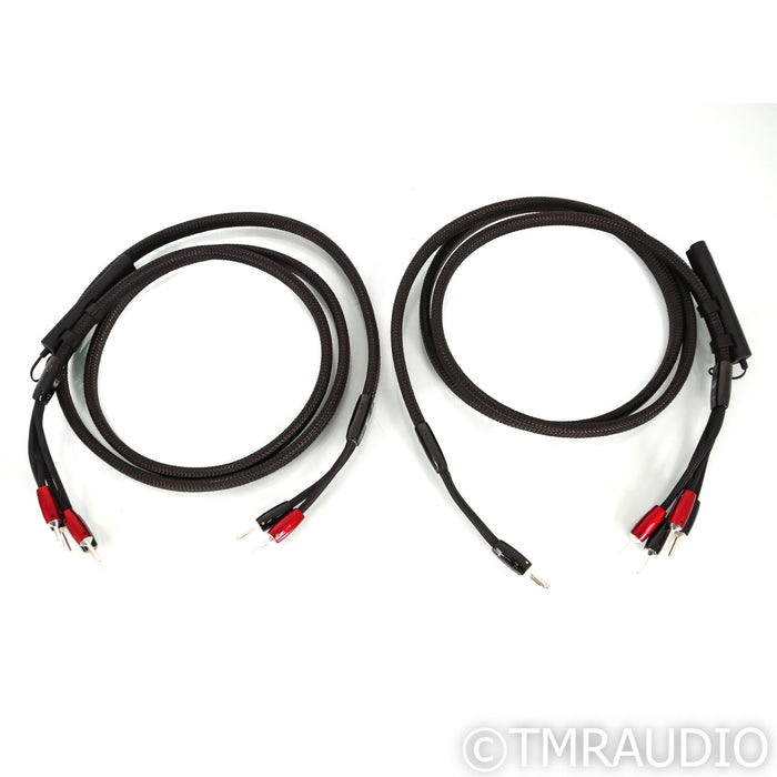 AudioQuest Castle Rock Bi-Wire Speaker Cables; 8ft Pair; 72v DBS