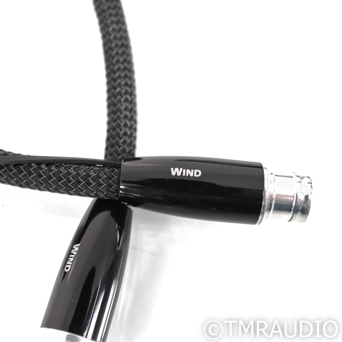 AudioQuest Wind XLR Cables; .5m Pair Balanced Interconnects; 72v DBS